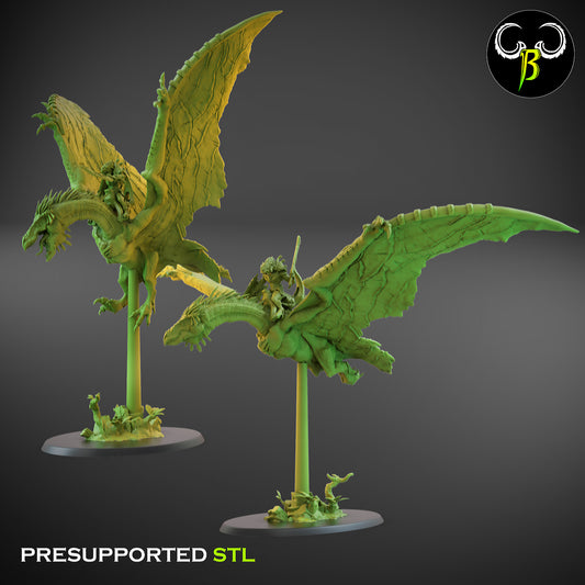 SS - Tyranopterix Riders Squad - MULTI - STARSCALES - Fantasy – ClayBeastCreation - 25-04