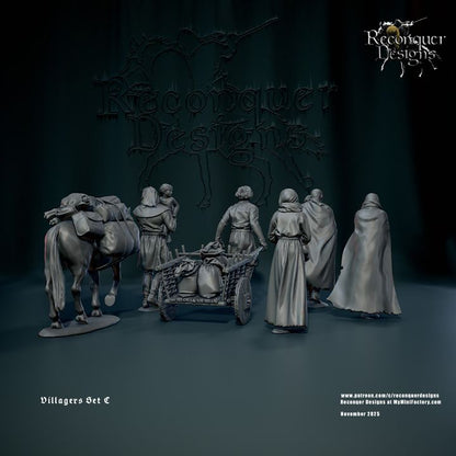 RD - Villagers Set C - BR - Historical - Reconquer Designs  25-11 Novità