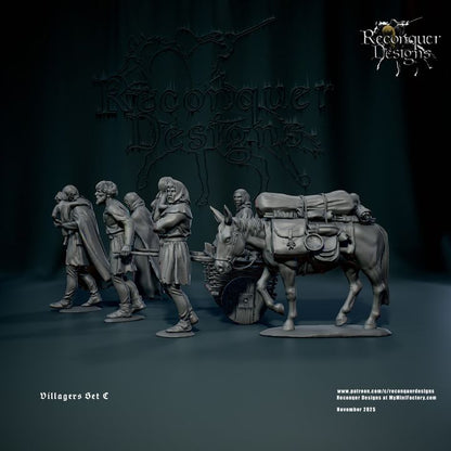 RD - Villagers Set C - BR - Historical - Reconquer Designs  25-11 Novità