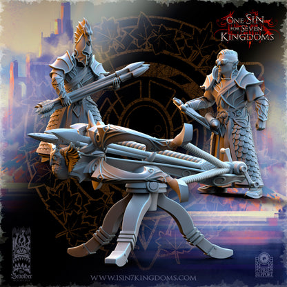 DK - Ingénieurs de guerre - BR – ROYAUME DES NAINS - Fantasy – The Beholder Miniatures 25-05 Nouveau