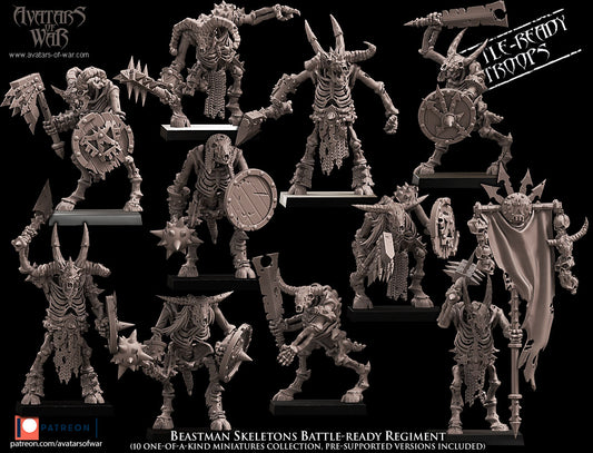 ORC - Orques de Fer avec un régiment d'armes puissantes - BR - ORCS - Fantasy – Avatars de Guerre
