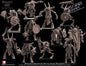 ORC - Orques de Fer avec un régiment d'armes puissantes - BR - ORCS - Fantasy – Avatars de Guerre