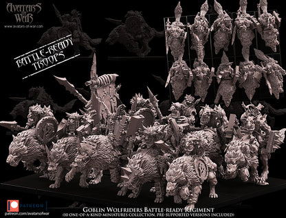 ORC - Orques de Fer avec un régiment d'armes puissantes - BR - ORCS - Fantasy – Avatars de Guerre