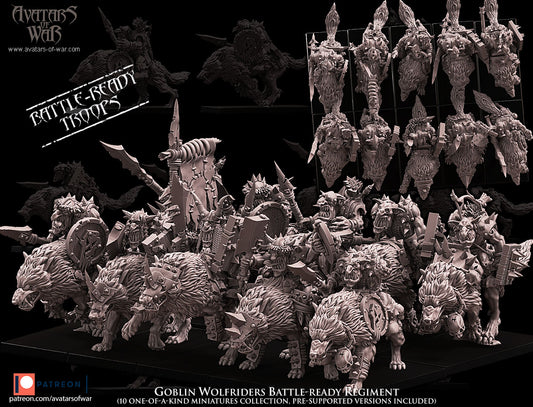 ORC - Orques de Fer avec un régiment d'armes puissantes - BR - ORCS - Fantasy – Avatars de Guerre