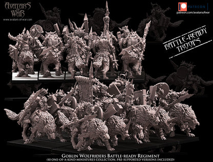 ORC - Orques de Fer avec un régiment d'armes puissantes - BR - ORCS - Fantasy – Avatars de Guerre