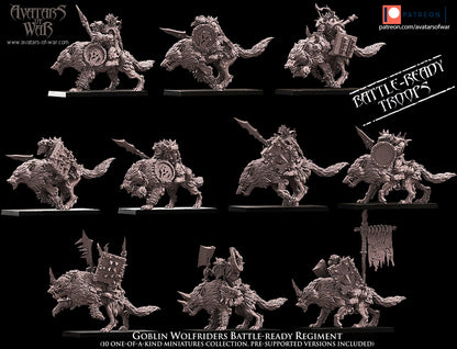 ORC - Orques de Fer avec un régiment d'armes puissantes - BR - ORCS - Fantasy – Avatars de Guerre