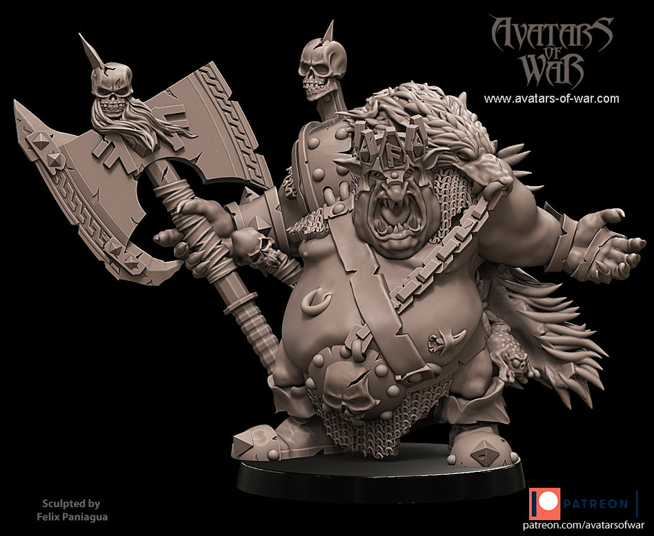 ORC - Orques de Fer avec un régiment d'armes puissantes - BR - ORCS - Fantasy – Avatars de Guerre