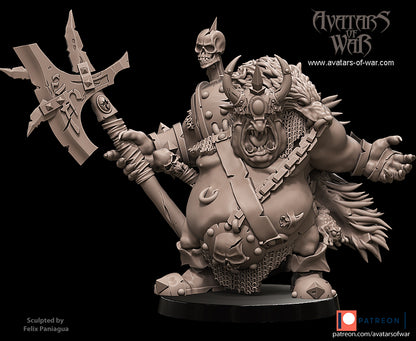 ORC - Orques de Fer avec un régiment d'armes puissantes - BR - ORCS - Fantasy – Avatars de Guerre