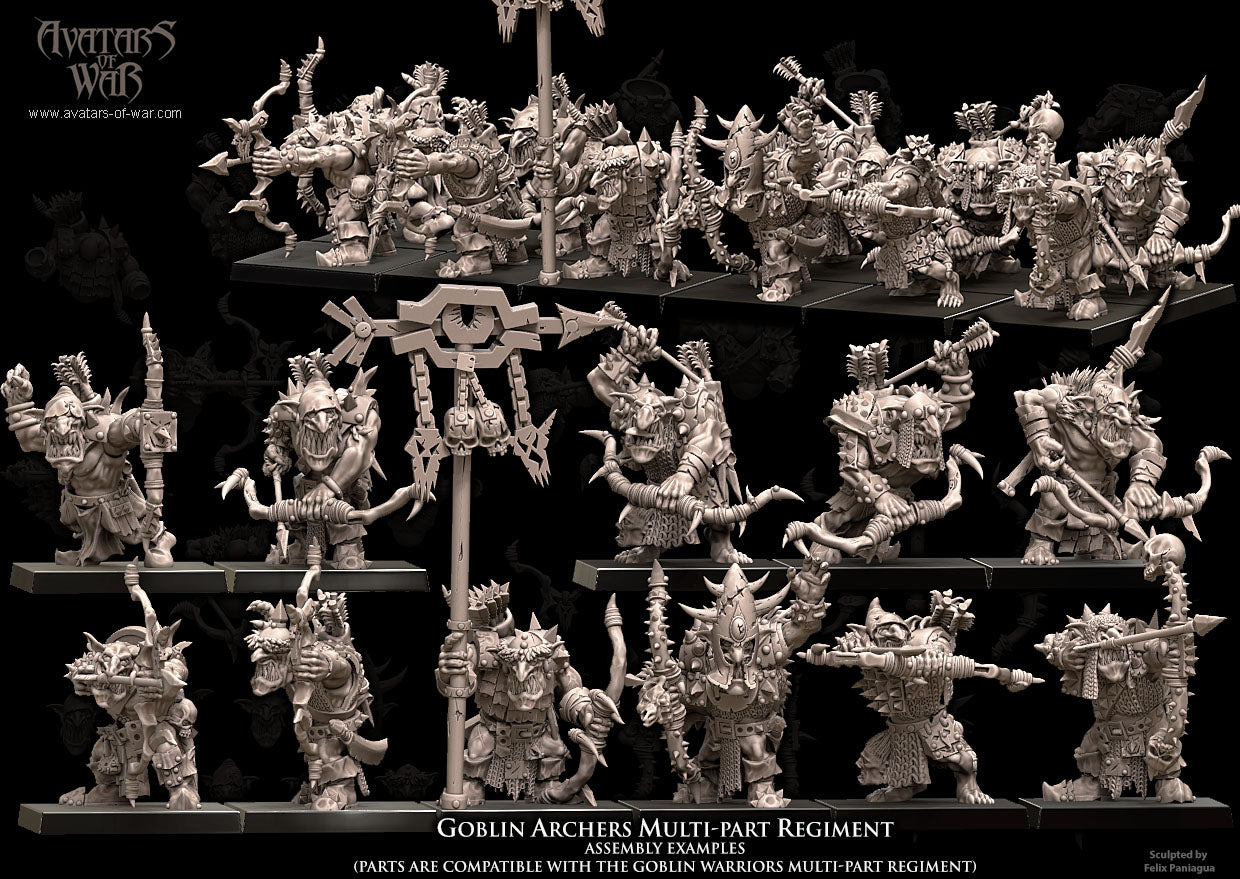 ORC - Orques de Fer avec un régiment d'armes puissantes - BR - ORCS - Fantasy – Avatars de Guerre