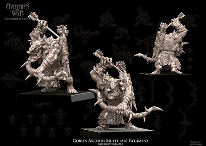 ORC - Orques de Fer avec un régiment d'armes puissantes - BR - ORCS - Fantasy – Avatars de Guerre