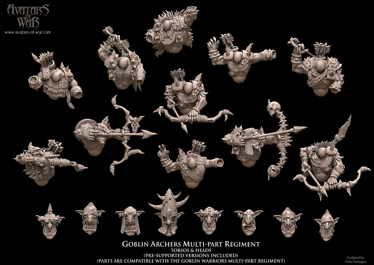 ORC - Orques de Fer avec un régiment d'armes puissantes - BR - ORCS - Fantasy – Avatars de Guerre