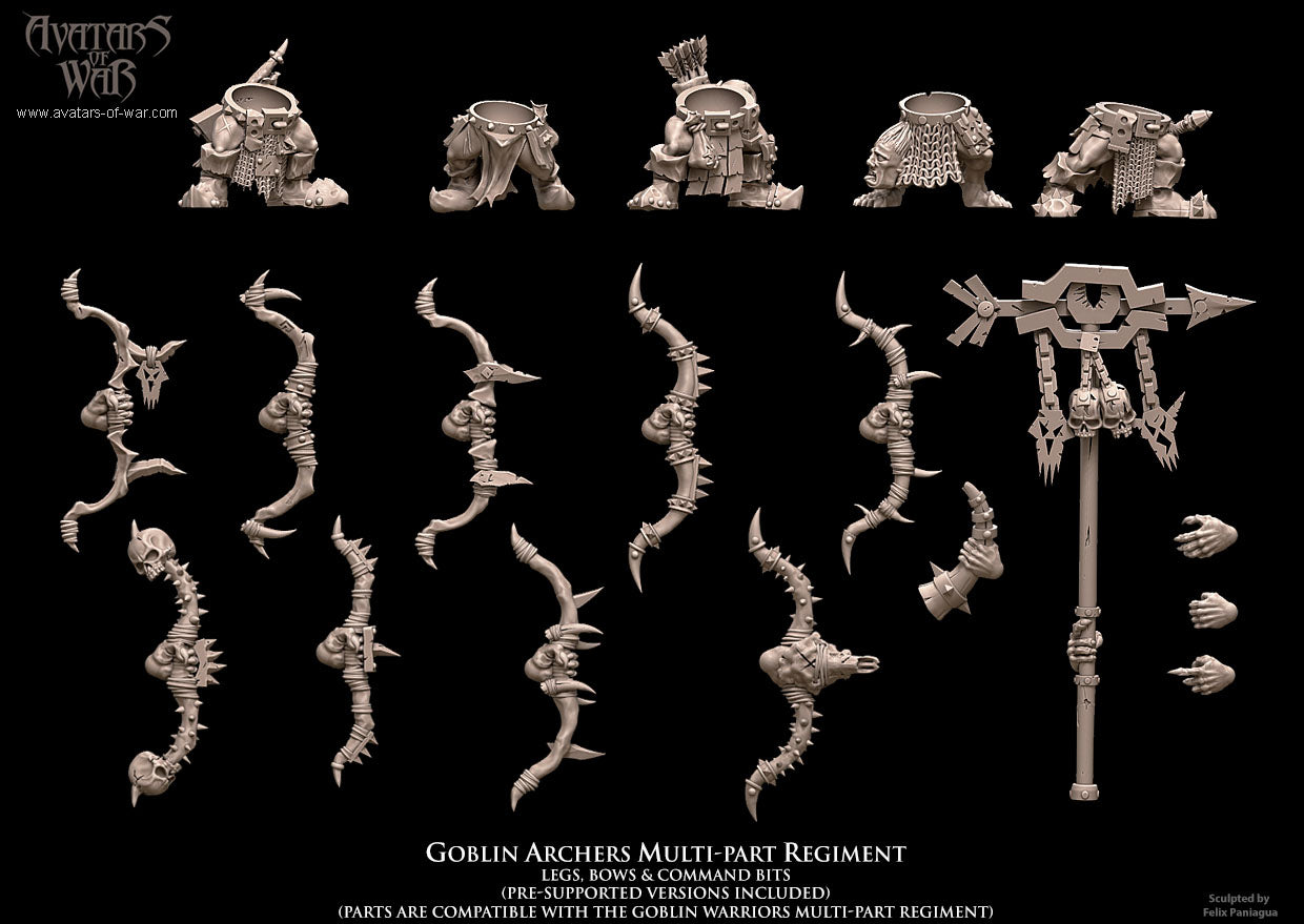 ORC - Orques de Fer avec un régiment d'armes puissantes - BR - ORCS - Fantasy – Avatars de Guerre