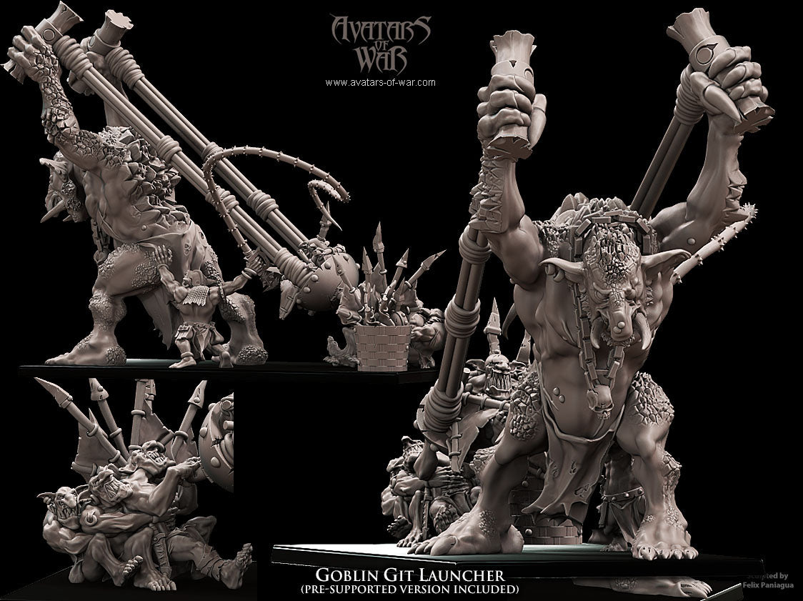 ORC - Orques de Fer avec un régiment d'armes puissantes - BR - ORCS - Fantasy – Avatars de Guerre