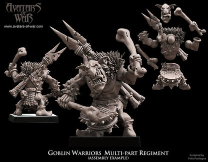 ORC - Orques de Fer avec un régiment d'armes puissantes - BR - ORCS - Fantasy – Avatars de Guerre