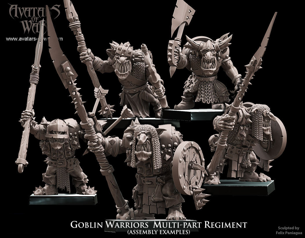 ORC - Orques de Fer avec un régiment d'armes puissantes - BR - ORCS - Fantasy – Avatars de Guerre