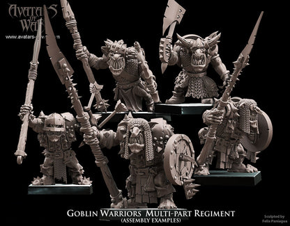 ORC - Orques de Fer avec un régiment d'armes puissantes - BR - ORCS - Fantasy – Avatars de Guerre