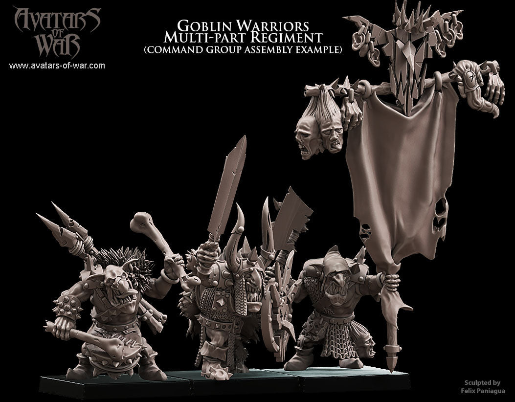 ORC - Orques de Fer avec un régiment d'armes puissantes - BR - ORCS - Fantasy – Avatars de Guerre
