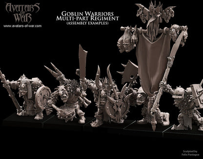 ORC - Orques de Fer avec un régiment d'armes puissantes - BR - ORCS - Fantasy – Avatars de Guerre