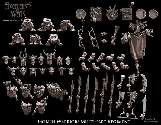 ORC - Orques de Fer avec un régiment d'armes puissantes - BR - ORCS - Fantasy – Avatars de Guerre