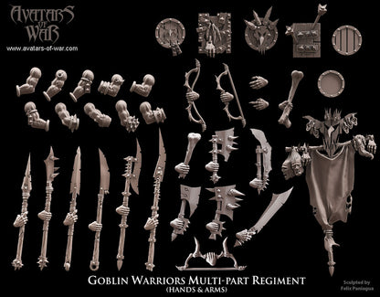 ORC - Orques de Fer avec un régiment d'armes puissantes - BR - ORCS - Fantasy – Avatars de Guerre