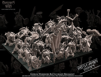 ORC - Orques de Fer avec un régiment d'armes puissantes - BR - ORCS - Fantasy – Avatars de Guerre