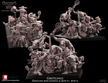 ORC - Orques de Fer avec un régiment d'armes puissantes - BR - ORCS - Fantasy – Avatars de Guerre