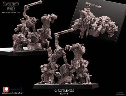 ORC - Orques de Fer avec un régiment d'armes puissantes - BR - ORCS - Fantasy – Avatars de Guerre