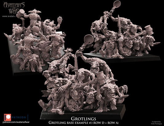 ORC - Orques de Fer avec un régiment d'armes puissantes - BR - ORCS - Fantasy – Avatars de Guerre