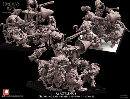 ORC - Orques de Fer avec un régiment d'armes puissantes - BR - ORCS - Fantasy – Avatars de Guerre