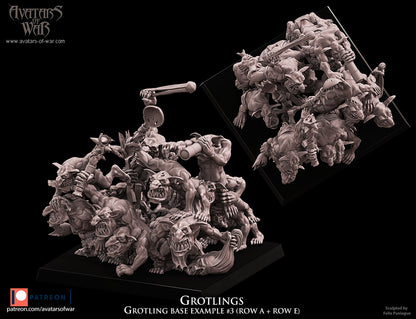 ORC - Orques de Fer avec un régiment d'armes puissantes - BR - ORCS - Fantasy – Avatars de Guerre