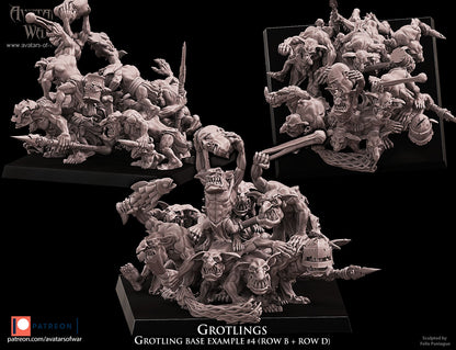 ORC - Orques de Fer avec un régiment d'armes puissantes - BR - ORCS - Fantasy – Avatars de Guerre