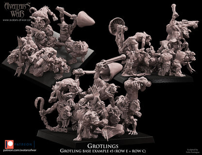 ORC - Orques de Fer avec un régiment d'armes puissantes - BR - ORCS - Fantasy – Avatars de Guerre