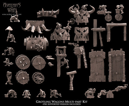 ORC - Orques de Fer avec un régiment d'armes puissantes - BR - ORCS - Fantasy – Avatars de Guerre