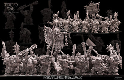 ORC - Iron Orcs with great weapon regiment - BR - ORCS - Fantasy – Avatars of War