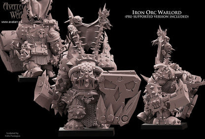 ORC - Iron Orc Warlord - MULTI - ORCS - Fantasy – Avatars of War