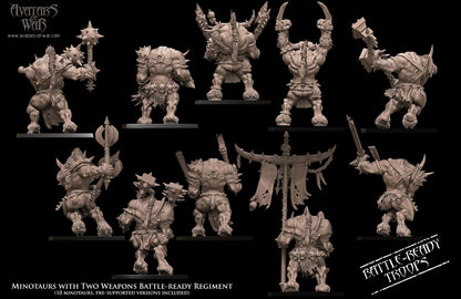 ORC - Orques de Fer avec un régiment d'armes puissantes - BR - ORCS - Fantasy – Avatars de Guerre