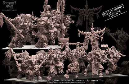 ORC - Orques de Fer avec un régiment d'armes puissantes - BR - ORCS - Fantasy – Avatars de Guerre