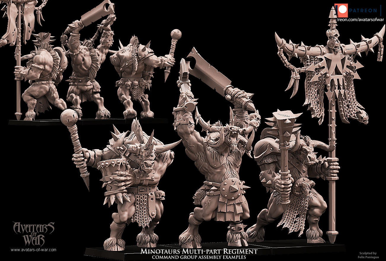 ORC - Orques de Fer avec un régiment d'armes puissantes - BR - ORCS - Fantasy – Avatars de Guerre