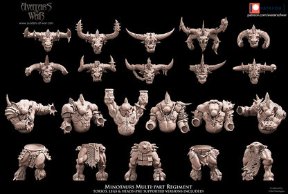 ORC - Orques de Fer avec un régiment d'armes puissantes - BR - ORCS - Fantasy – Avatars de Guerre