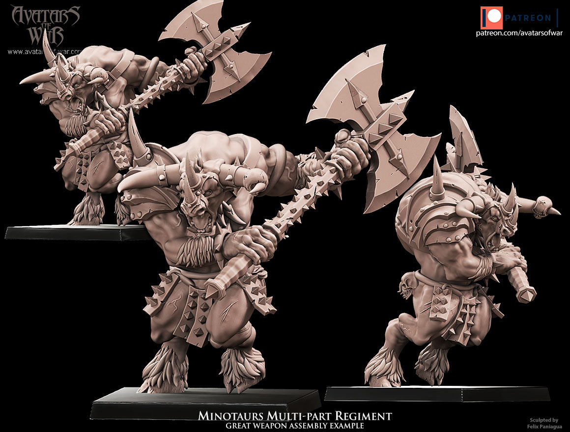 ORC - Orques de Fer avec un régiment d'armes puissantes - BR - ORCS - Fantasy – Avatars de Guerre