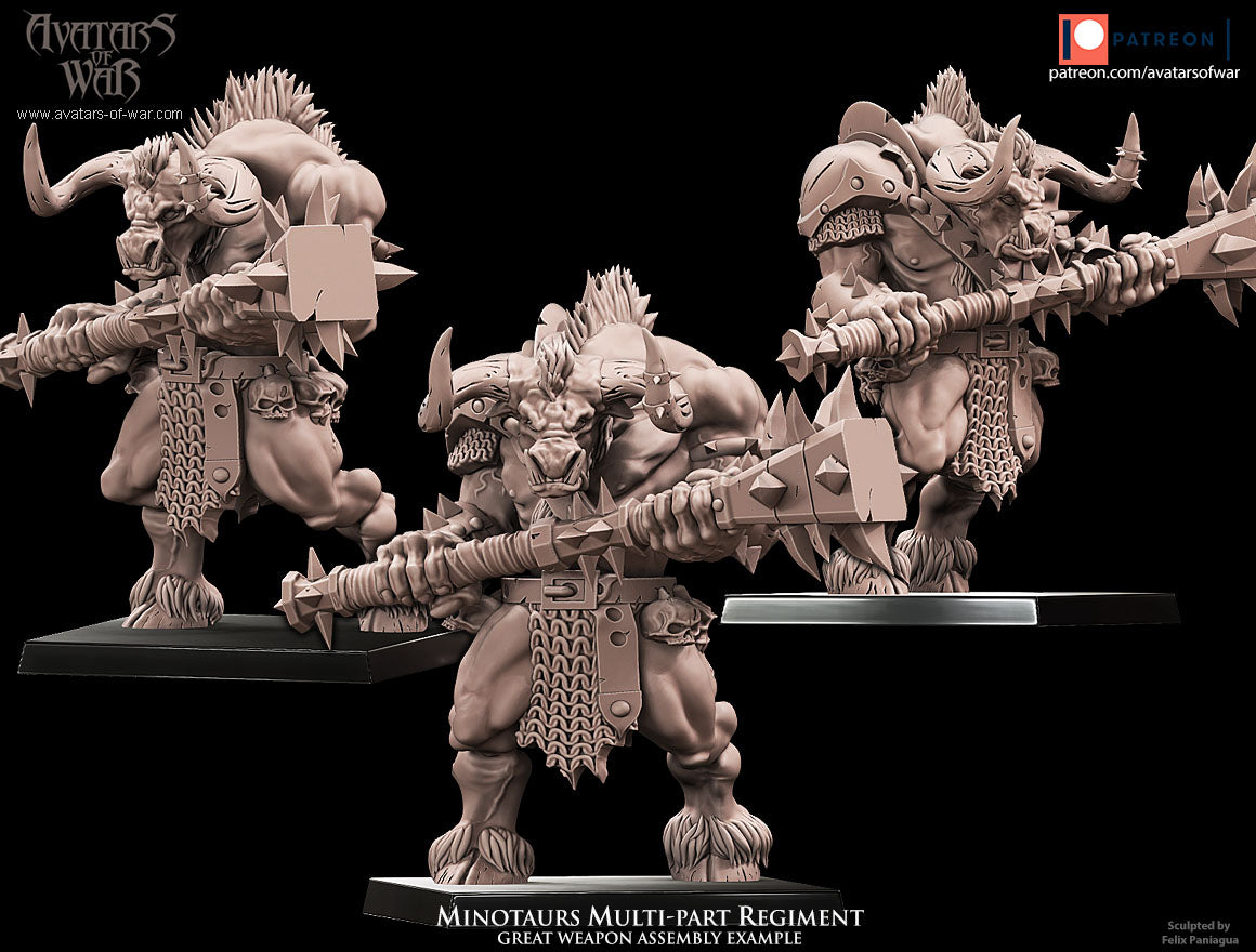 ORC - Orques de Fer avec un régiment d'armes puissantes - BR - ORCS - Fantasy – Avatars de Guerre