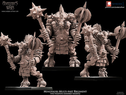 ORC - Orques de Fer avec un régiment d'armes puissantes - BR - ORCS - Fantasy – Avatars de Guerre