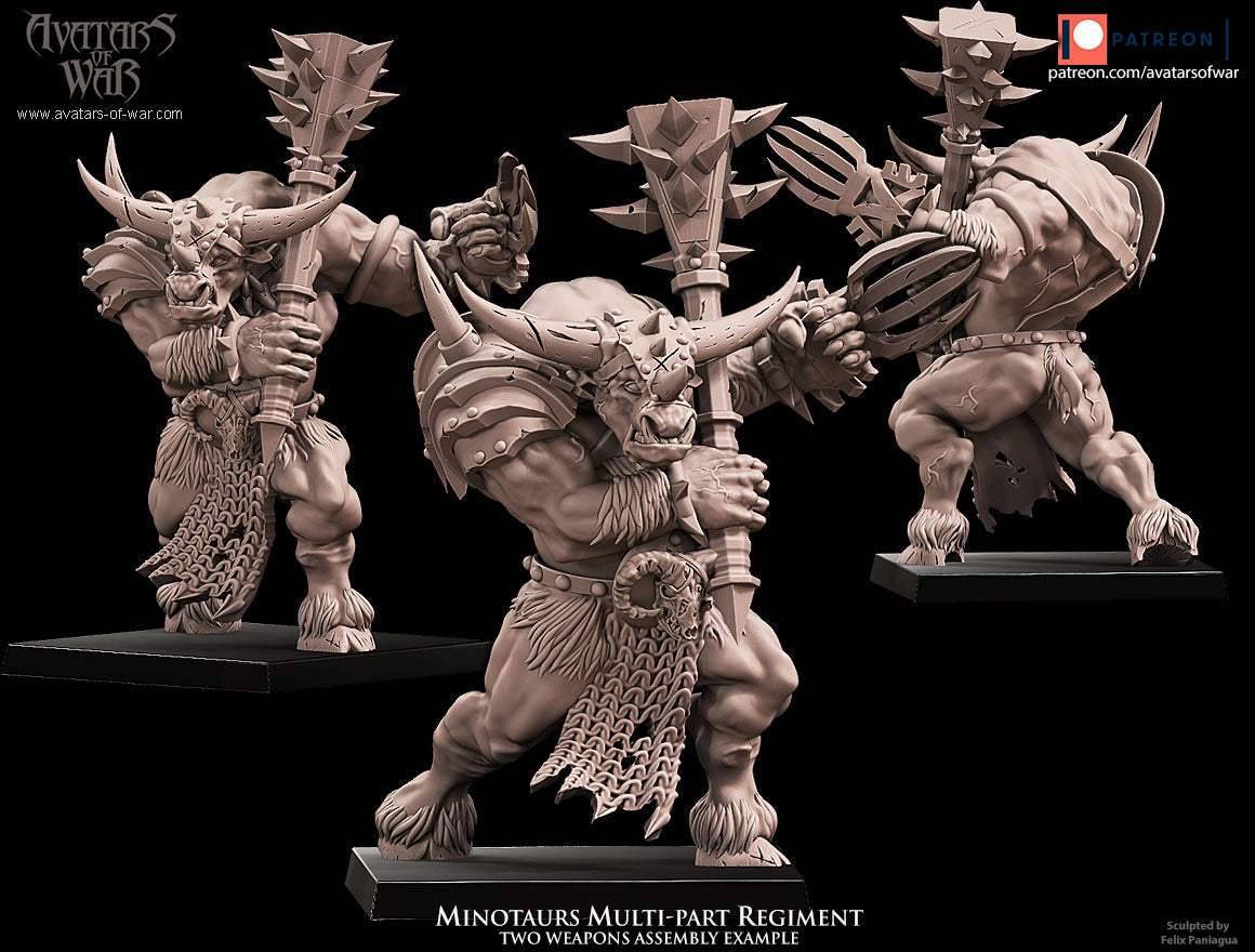 ORC - Orques de Fer avec un régiment d'armes puissantes - BR - ORCS - Fantasy – Avatars de Guerre