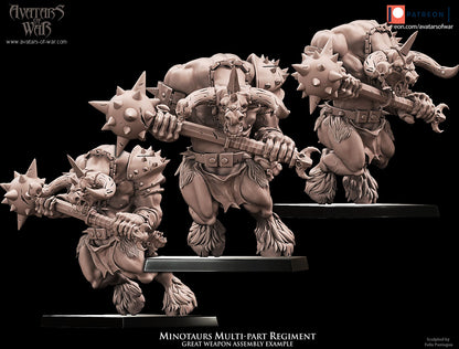 ORC - Orques de Fer avec un régiment d'armes puissantes - BR - ORCS - Fantasy – Avatars de Guerre