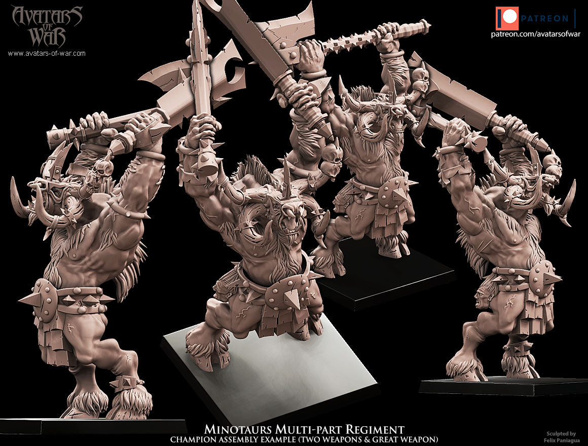 ORC - Orques de Fer avec un régiment d'armes puissantes - BR - ORCS - Fantasy – Avatars de Guerre