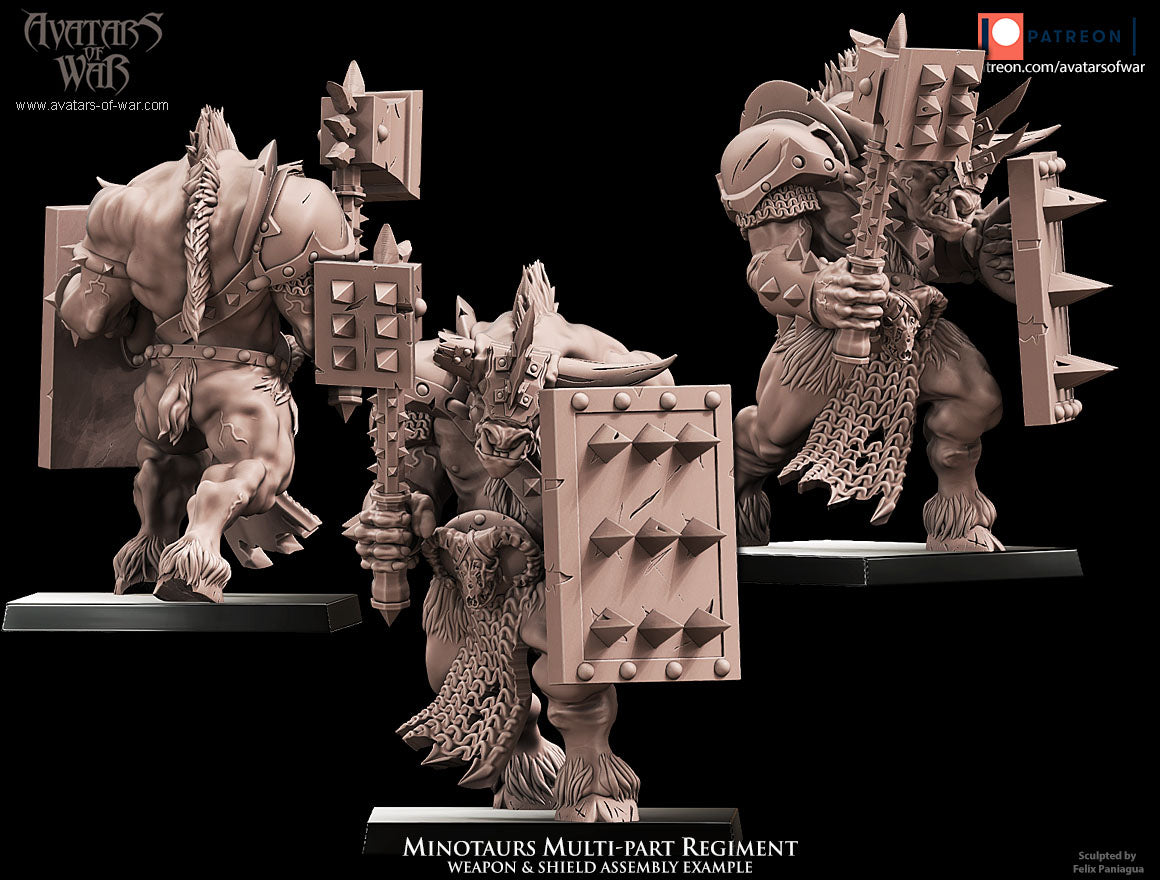 ORC - Orques de Fer avec un régiment d'armes puissantes - BR - ORCS - Fantasy – Avatars de Guerre