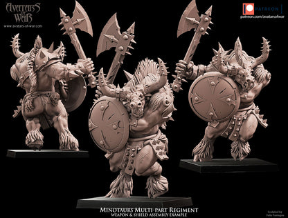 ORC - Orques de Fer avec un régiment d'armes puissantes - BR - ORCS - Fantasy – Avatars de Guerre