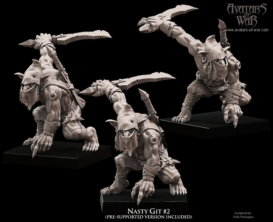 ORC - Orques de Fer avec un régiment d'armes puissantes - BR - ORCS - Fantasy – Avatars de Guerre