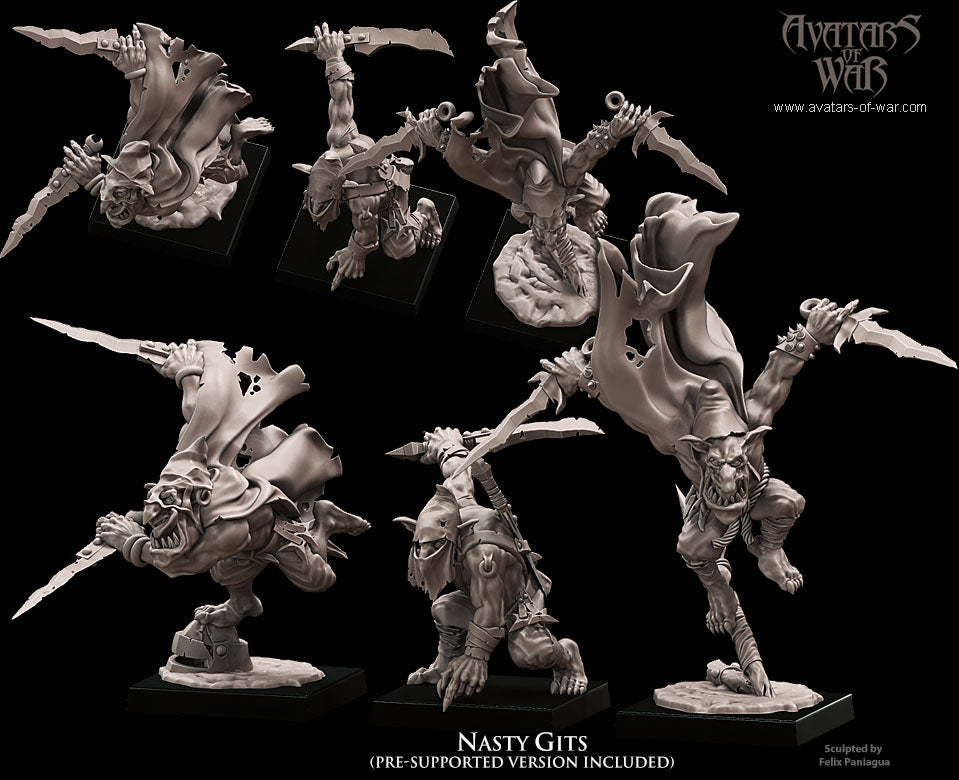 ORC - Orques de Fer avec un régiment d'armes puissantes - BR - ORCS - Fantasy – Avatars de Guerre