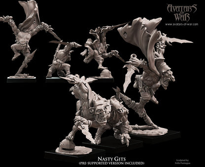ORC - Orques de Fer avec un régiment d'armes puissantes - BR - ORCS - Fantasy – Avatars de Guerre